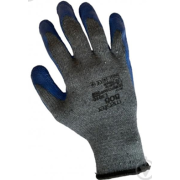 Рукавички захисні Master Bob L3010 з латексним покриттям, сині р10